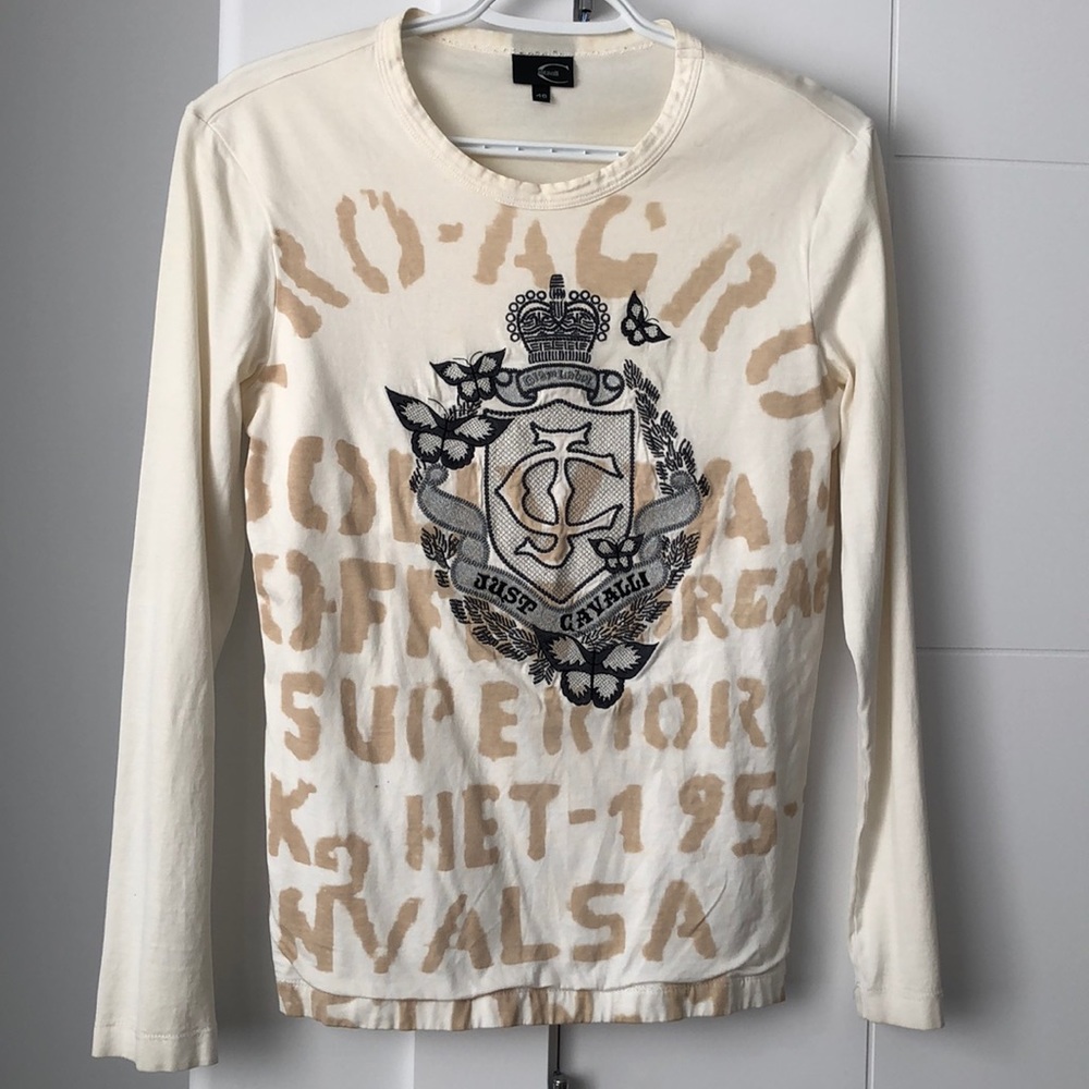 Authentic Just Cavalli men’s long sleeve tee